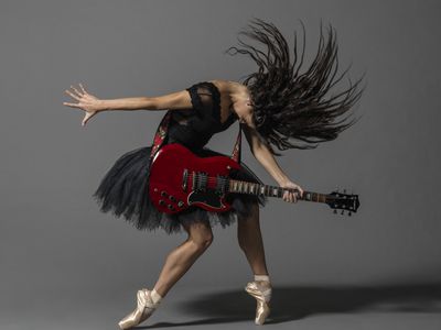 Sofia Liñares in a promotional photo for Black Sabbath: The Ballet, the Birmingham Royal Ballet&#39;s new show honoring the city&#39;s legendary heavy metal band