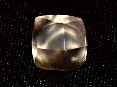 Aspen Brown unearthed the golden-brown diamond while visiting Crater of Diamonds State Park with her family.
