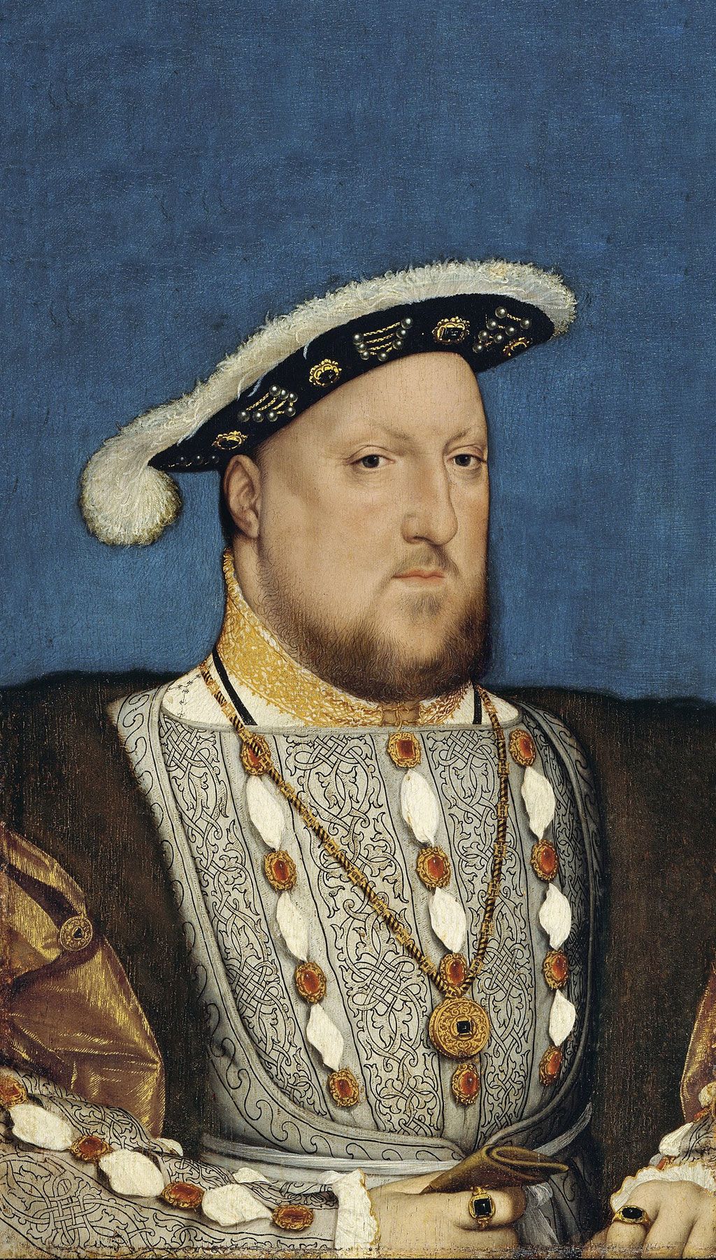 A circa 1537 portrait of Henry by Hans Holbein the Younger