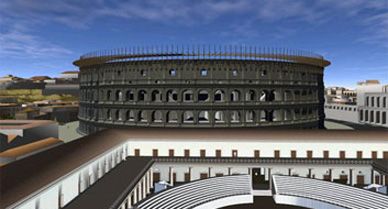 Archaeologists have modeled Rome in three dimensions, and users can "fly" through the ancient city's winding streets, broad plazas, forums&mdash;even the Coliseum.