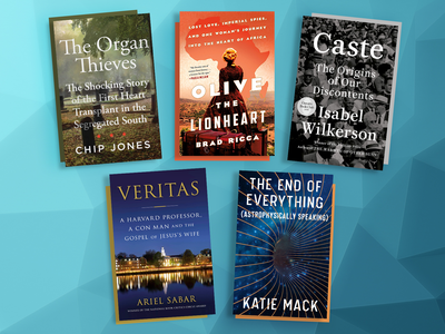 This month's picks include Caste, Veritas and The Organ Thieves.